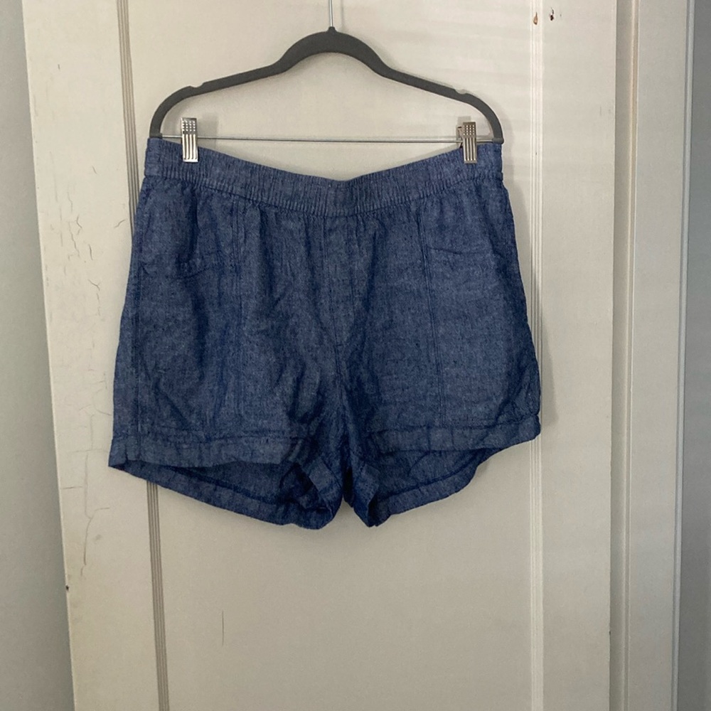 Old Navy Blue Chambray style Shorts Size 10